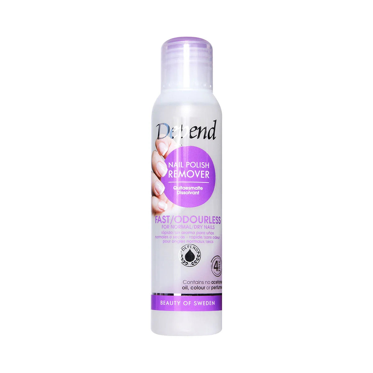DEPEND NAIL POLISH REMOVER & CLEANSING FAST / ODURLESS - 100ML