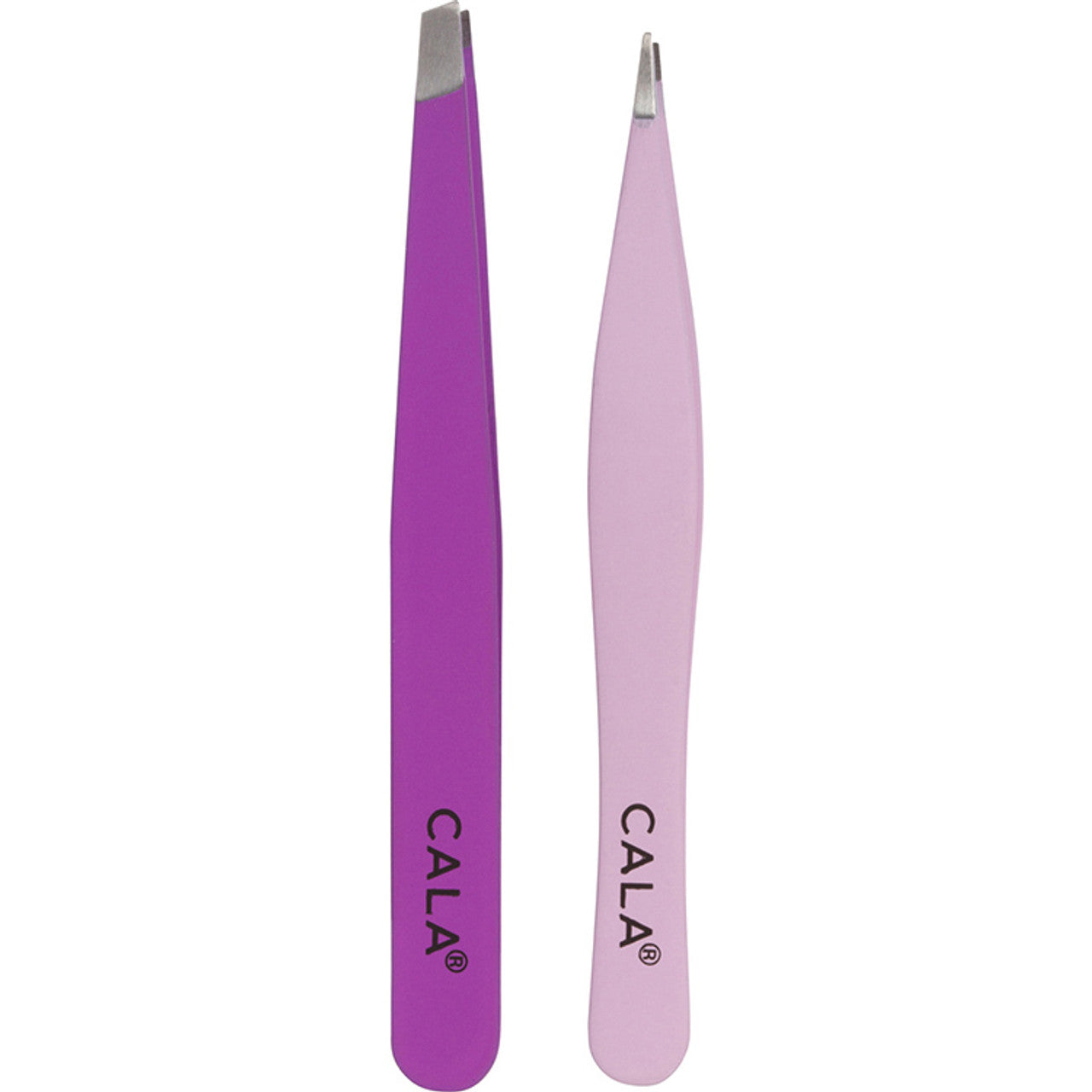 CALA TWEEZER DUO | FINE POINT & SLANTED (ORCHID)
