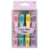 CALA CROC HAIR CLIP PASTEL TONES (4PK)
