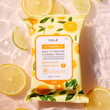 CALA MAKEUP REMOVER CLEANSING TISSUES: VITAMIN C (30 SHEETS)