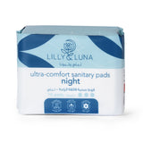 Lilly & Luna Ultra Comfort Sanitary Pads - Night  10PCS