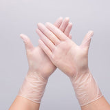 B-Safe Powder Free Disposable Vinyl Gloves - 100PCs