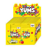 Candyland Yums Fruity Flavoured  Chewy Candies Pack (38g X 12)