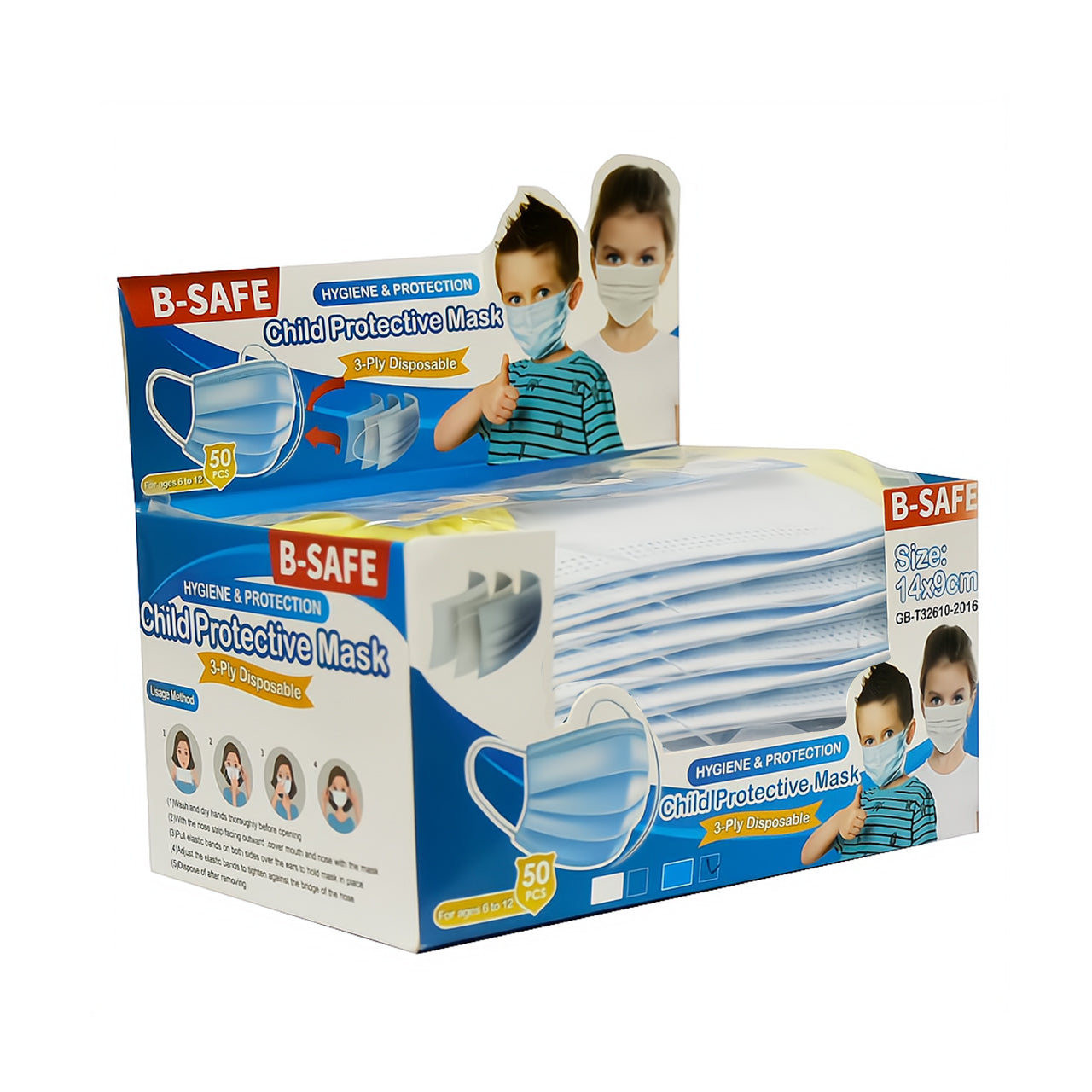 B-Safe Disposable Kids Face Mask  (50 Pcs)