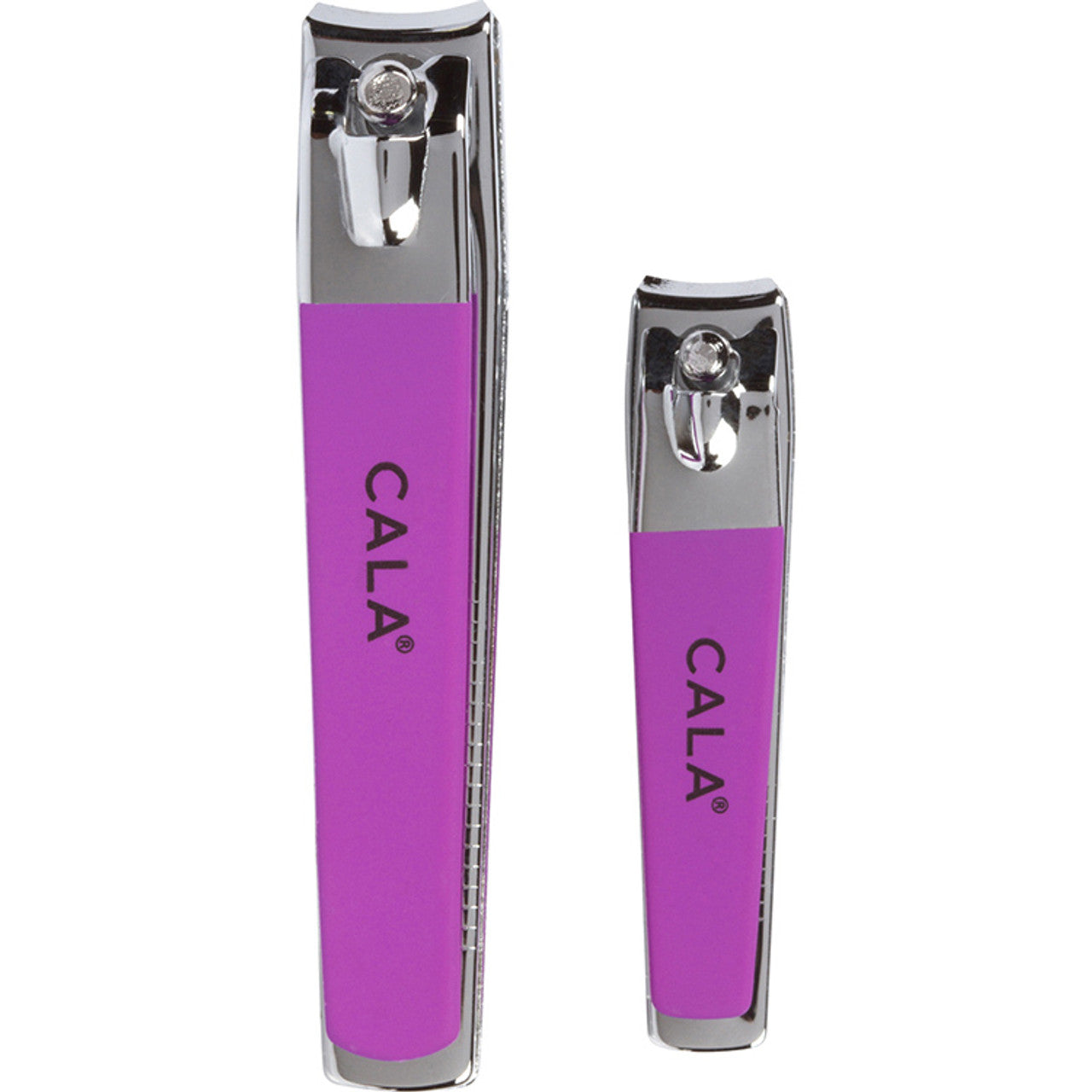 CALA SOFT TOUCH NAIL CLIPPER DUO (ORCHID)