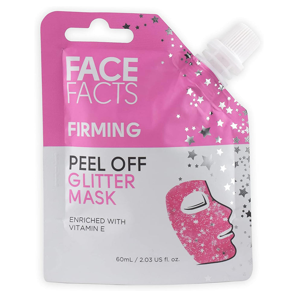 Face Facts Glitter Peel Off Mask, Firming Pink
