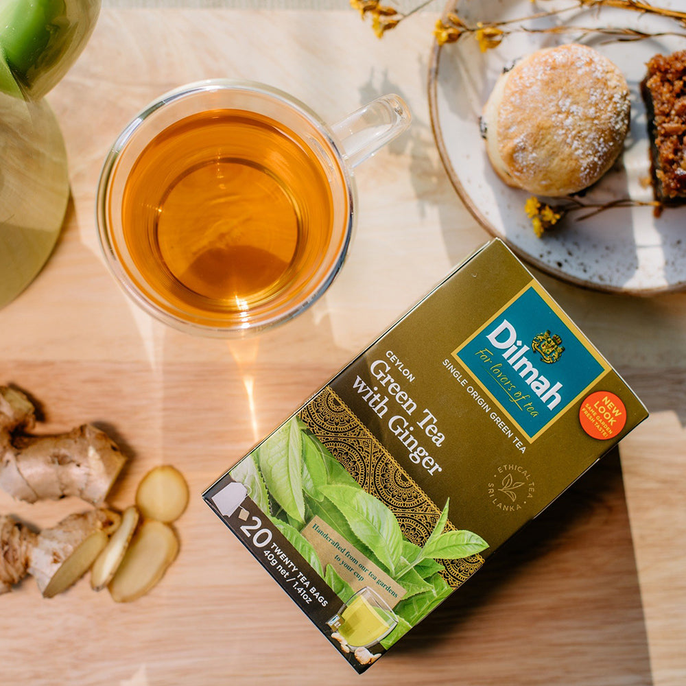Pure Ceylon Green Tea with Ginger - 20 Tea Bags