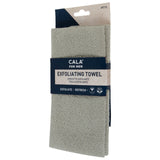 CALA FOR MEN: EXFOLIATING TOWEL (TAUPE / BLK MIX)
