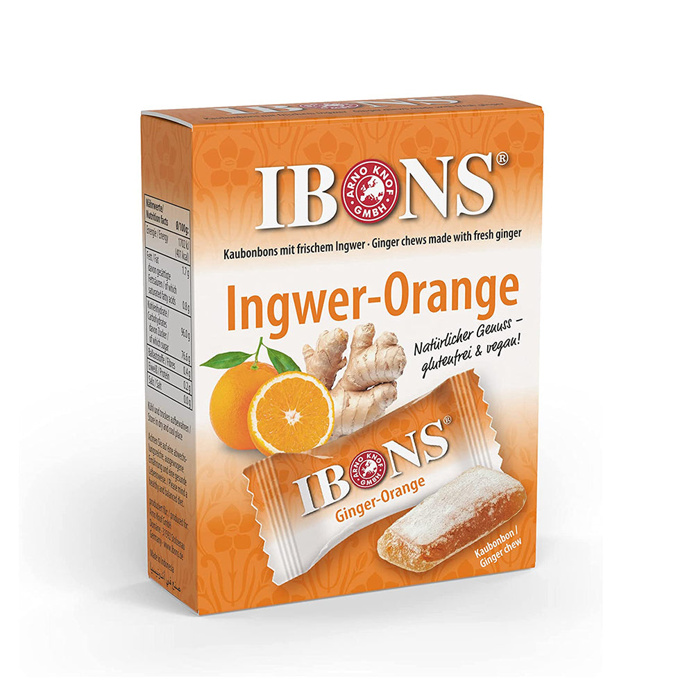 IBONS Ginger Candies - Orange 60g
