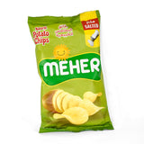 MEHER NATURAL SALTED POTATO CHIPS (Pack of 1) 100G