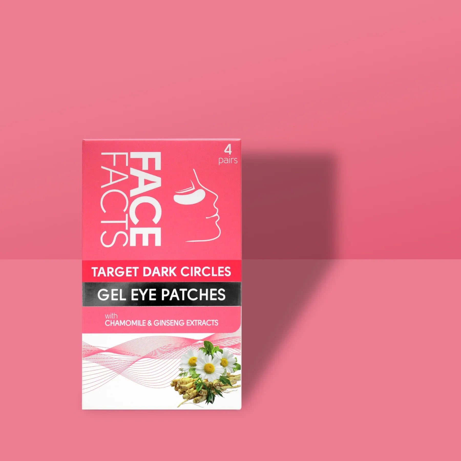 FaceFacts Target Dark Circles Under-Eye Gel Patches 4Pcs