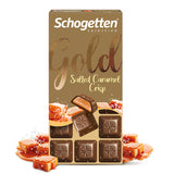 Schogetten Gold Salted Caramel Crisp Chocolate - 100g