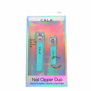 CALA SOFT TOUCH: NAIL CLIPPER DUO (MINT)