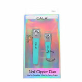 CALA SOFT TOUCH: NAIL CLIPPER DUO (MINT)