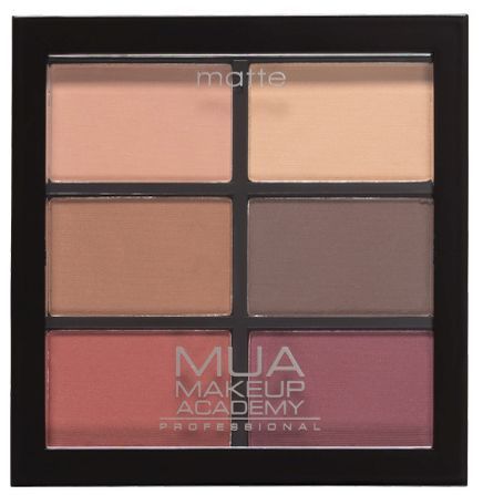 MUA Eyeshadow Professional 6 Shade Palette - Scorched Marvels 